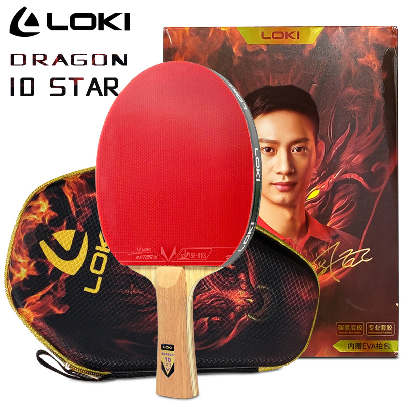 Table Tennis Movie - LOKI DRAGON 10 STAR raket tenis
