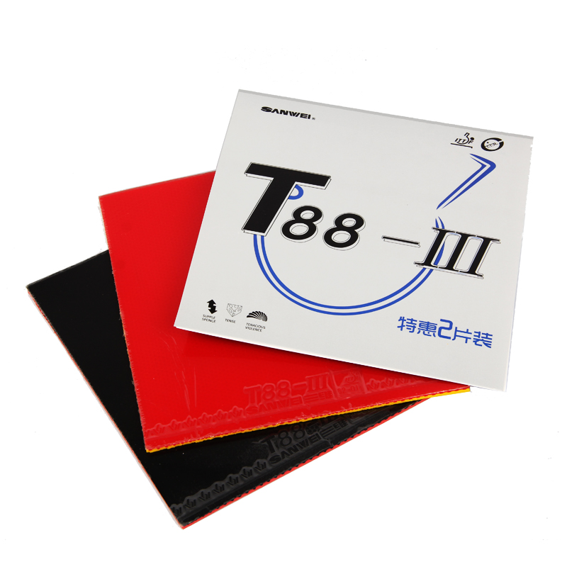 Table Tennis Xiom Rubber - SANWEI T88-3 karet tenis meja 1