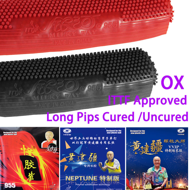 Table Tennis Xiom Rubber - Karet Tenis Meja YINHE 955/Neptune/VVIP Long