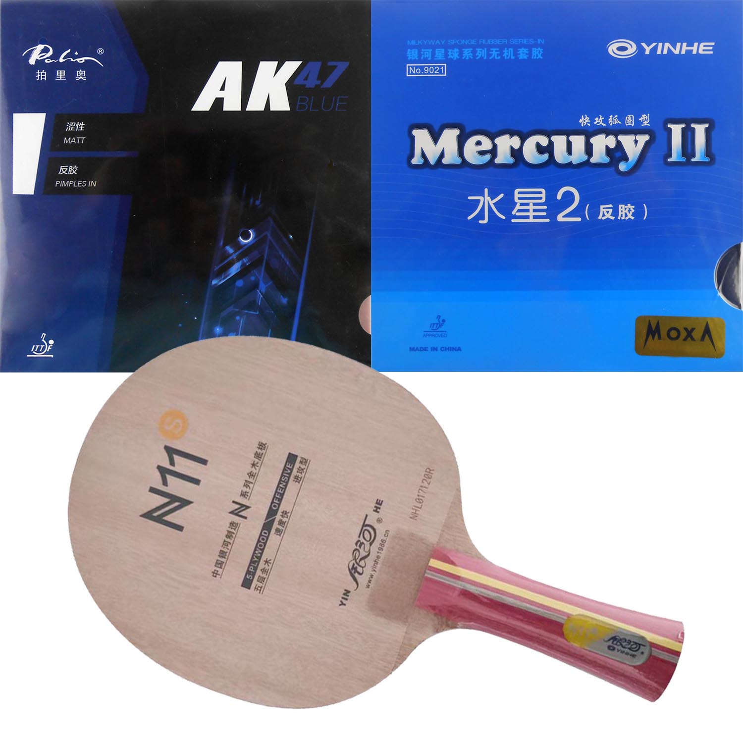 Table Tennis Pro - Raket Pro Combo Yinhe N11S N11