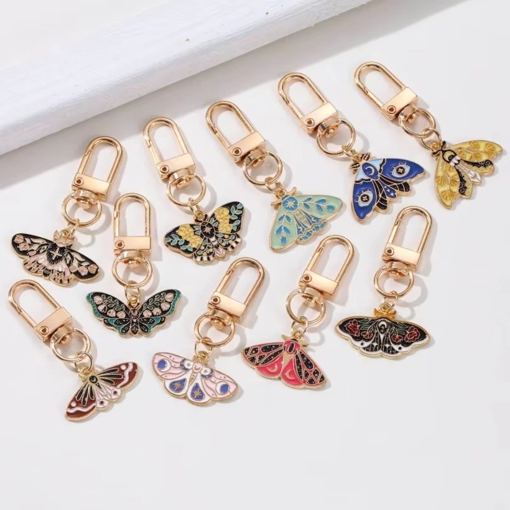 Butterfly Rubber Sheet - Gantungan Kunci Kupu-kupu Warna-warni Cantik, Kerajinan