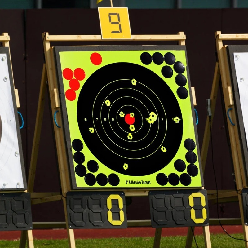 Practice Target Board - Kertas Stiker Target Premium Berpermukaan Halus
