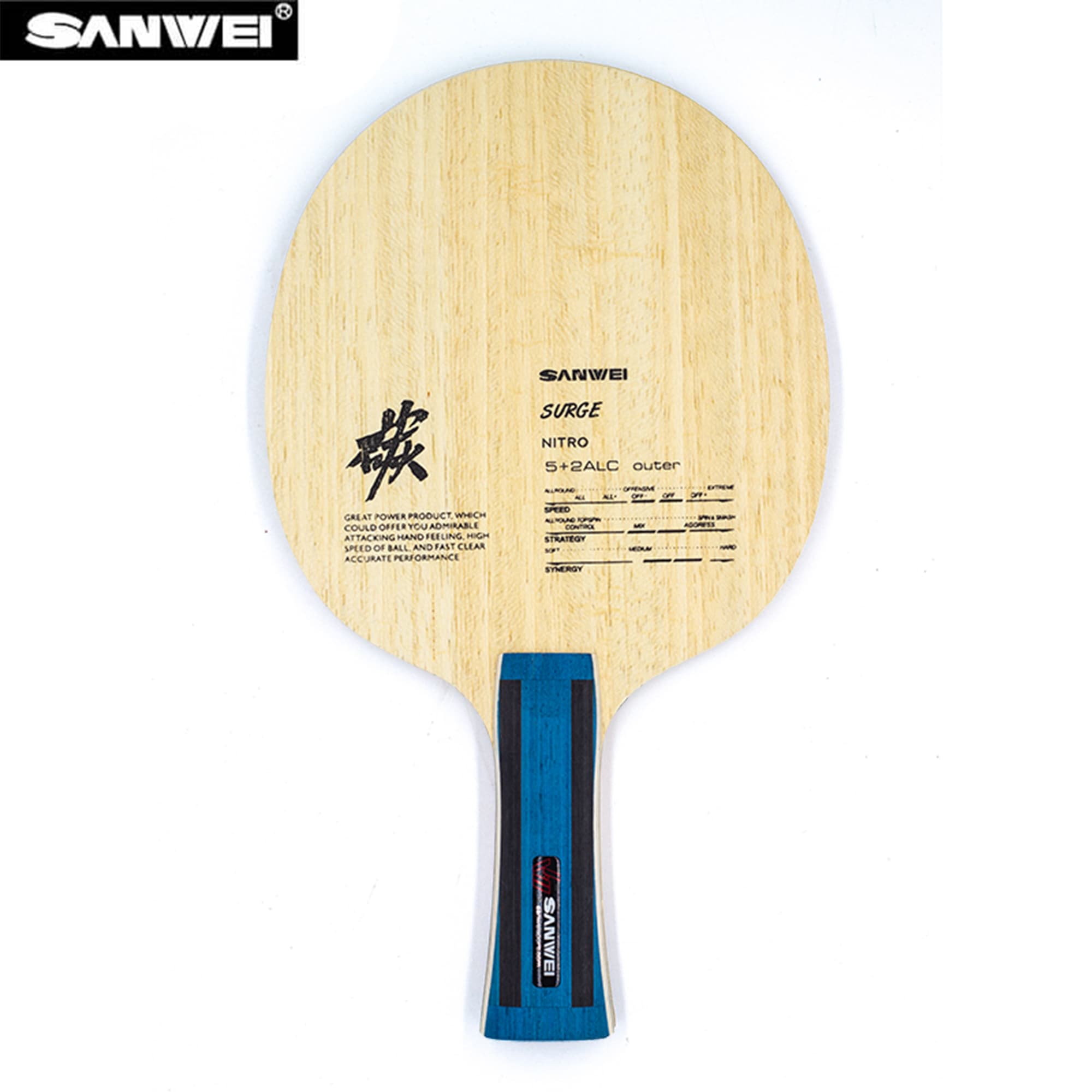 Table Tennis Viscaria - Blade Tenis Meja SANWEI Nitro ALC