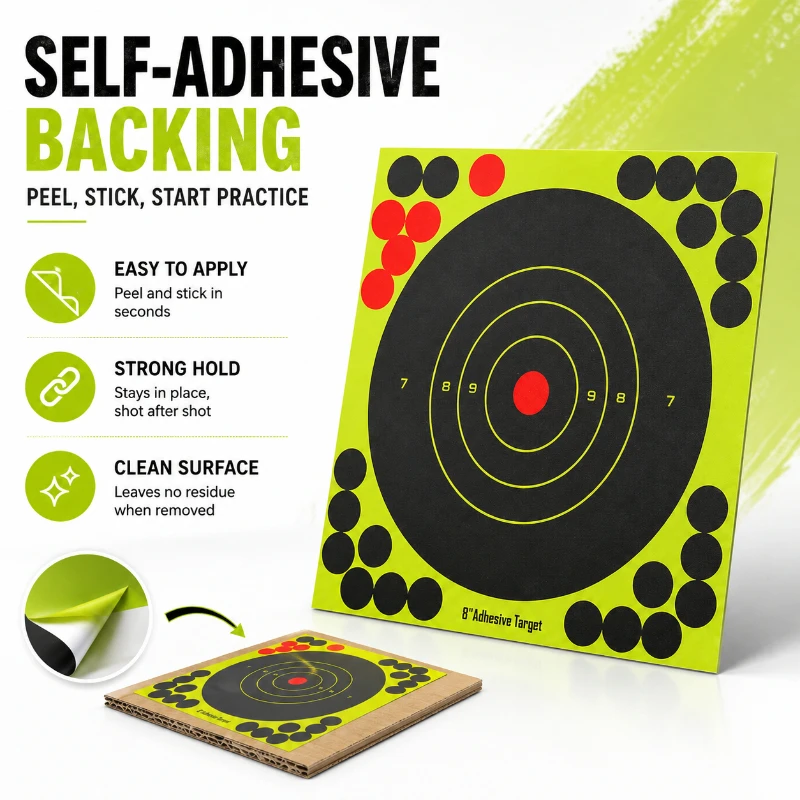 Practice Target Board - Lembaran Target Latihan Perekat Mandiri yang