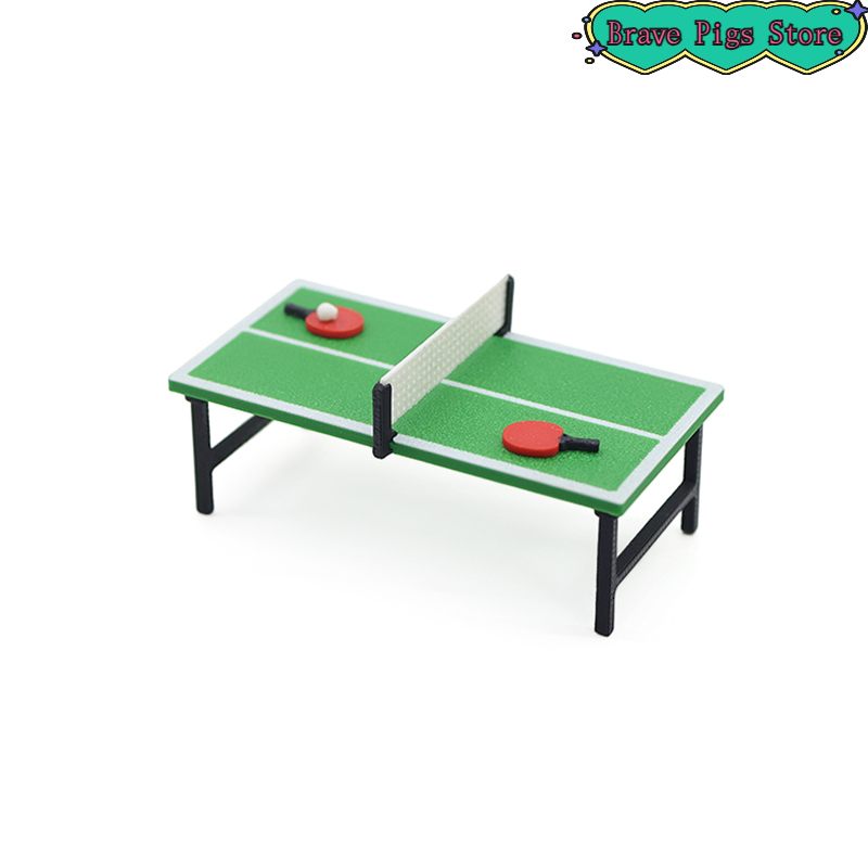 Table Tennis For Sale - 1:12 Miniatur Raket Tenis Meja Model