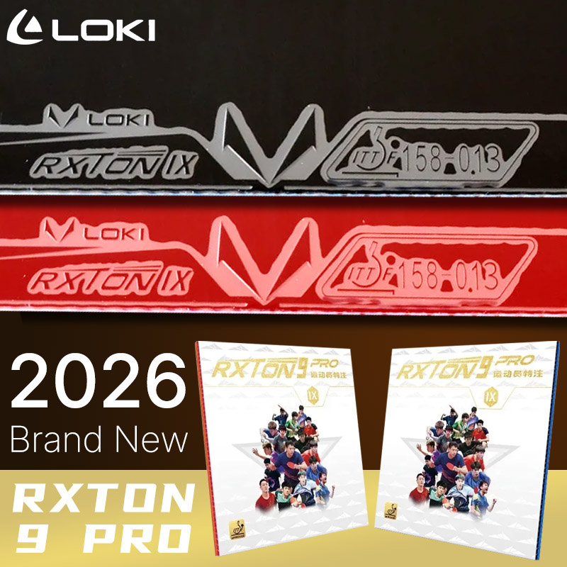Table Tennis Player - LOKI RXTON 9 PRO Karet Tenis