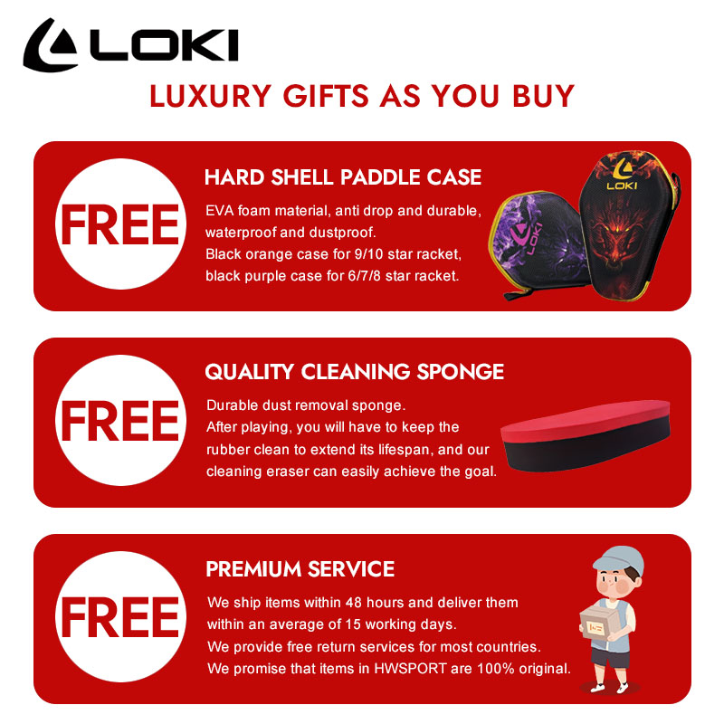 LOKI DRAGON 10 STAR raket teni - Table Tennis Movie ulasan dan harga