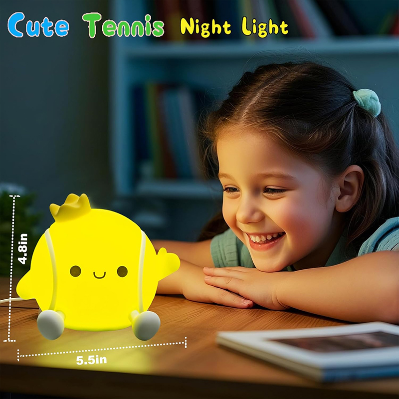 Lampu Tidur Silikon Bentuk Bol - Table Tennis Flash ulasan dan harga