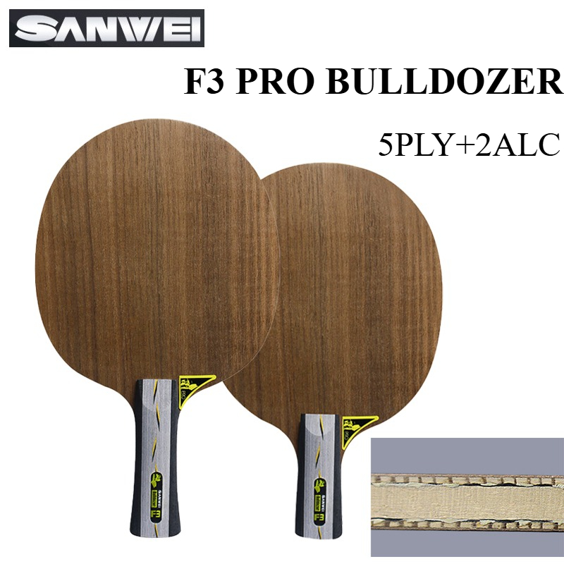 SANWEI F3 PRO BULLDOZER Pisau  - Table Tennis Pro ulasan dan harga