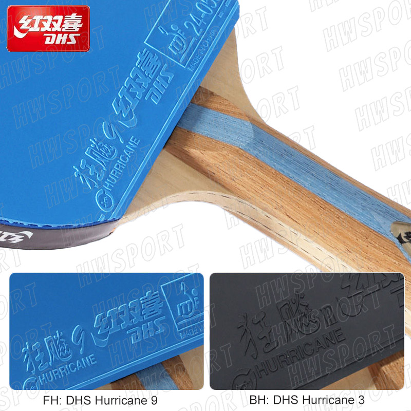 DHS raket tenis meja 6 bintang - Table Tennis Backhand ulasan dan harga