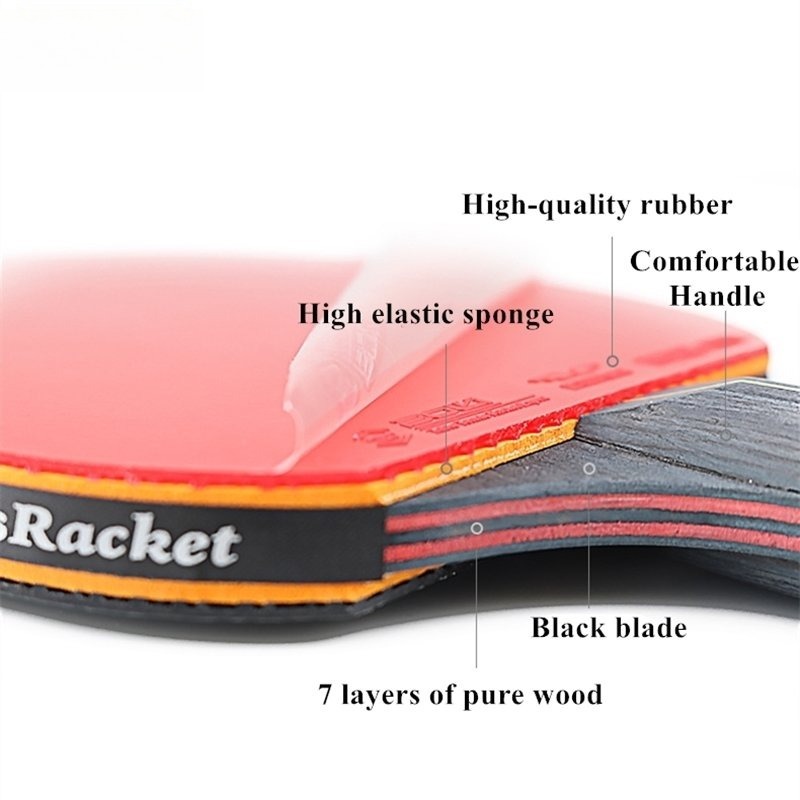 Set Raket Tenis Meja 6 Bintang - Table Tennis History ulasan dan harga
