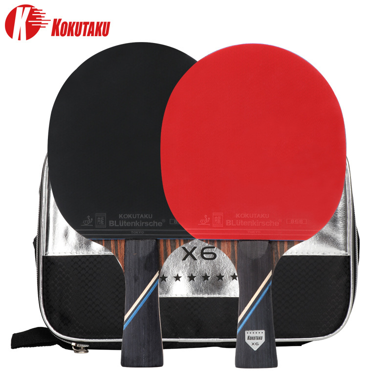 KOKUTAKU Set raket Ping Pong 6 - Table Tennis History ulasan dan harga