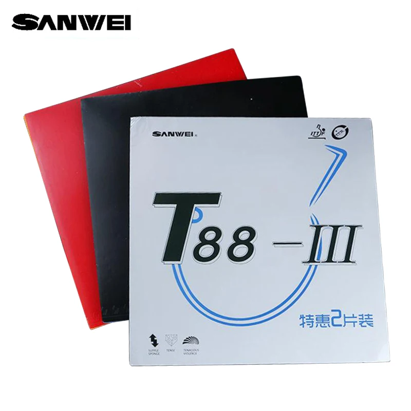 SANWEI T88-3 karet tenis meja, - Table Tennis Backhand ulasan dan harga