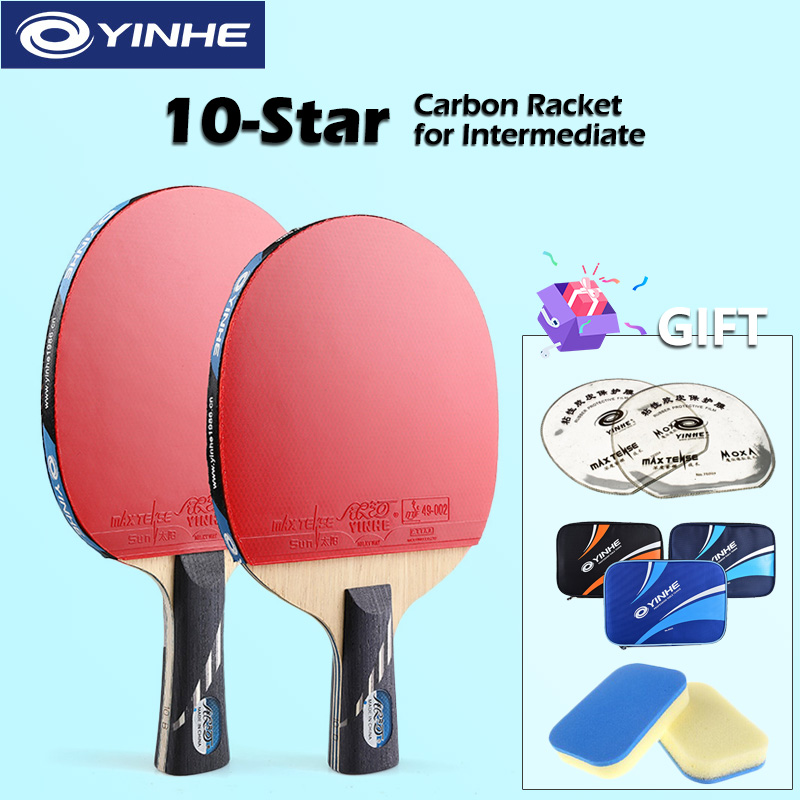 Yinhe Raket Ping Pong 10-Star  - Table Tennis Viscaria ulasan dan harga