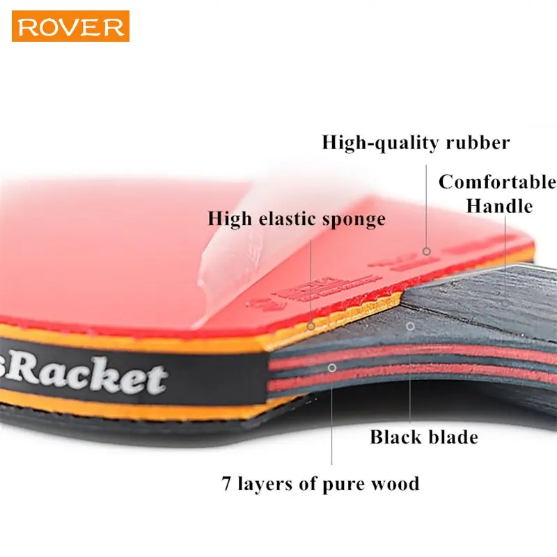 Raket Ping Pong profesional, r - Table Tennis Backhand ulasan dan harga