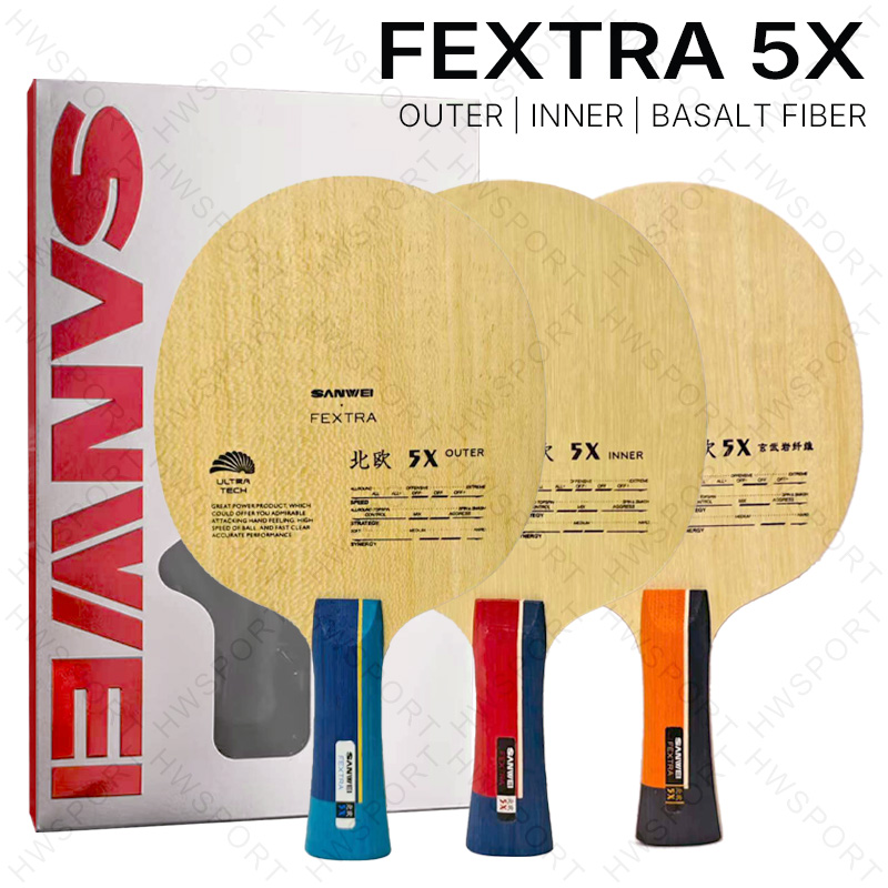 SANWEI FEXTRA 5X Pisau Tenis M - Table Tennis Player ulasan dan harga