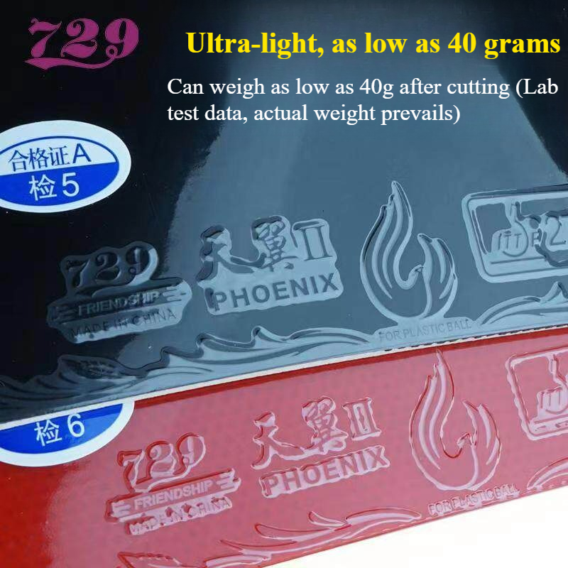 729 Friendship PHOENIX II Lemb - Table Tennis Backhand ulasan dan harga