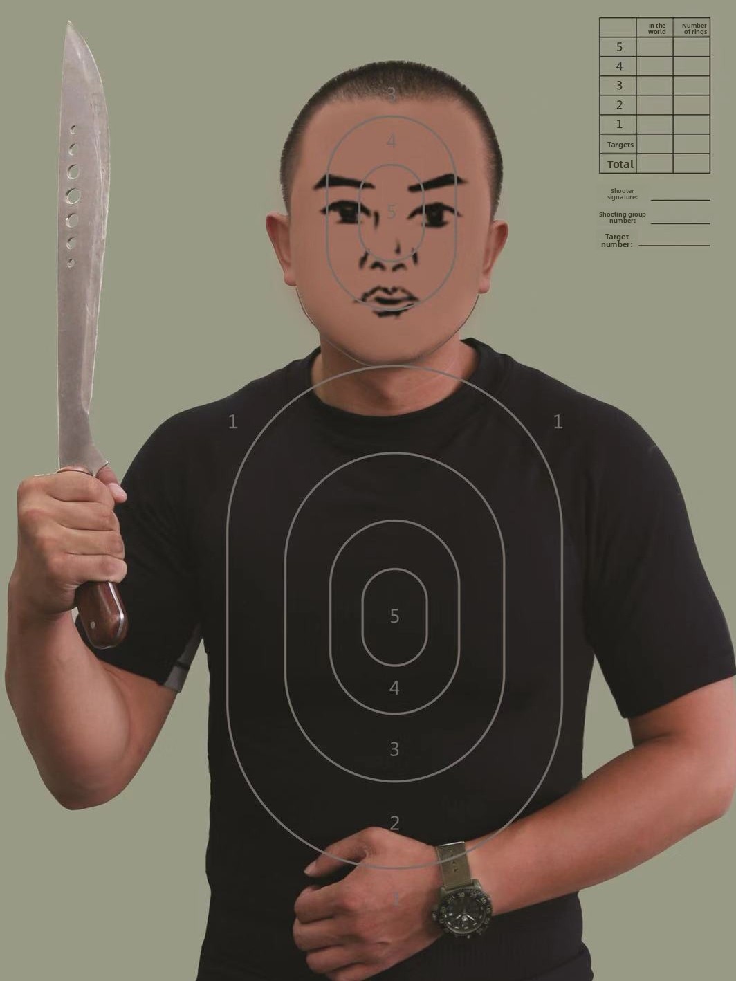 Kertas Target IPSC IDPA Bergel - Practice Target Board ulasan dan harga